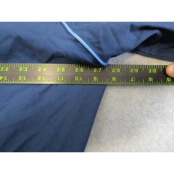 VTG UNC Tar Heels Windbreaker Mens XXL Navy Blue Nike Center Swoosh Pullover - Picture 6 of 11